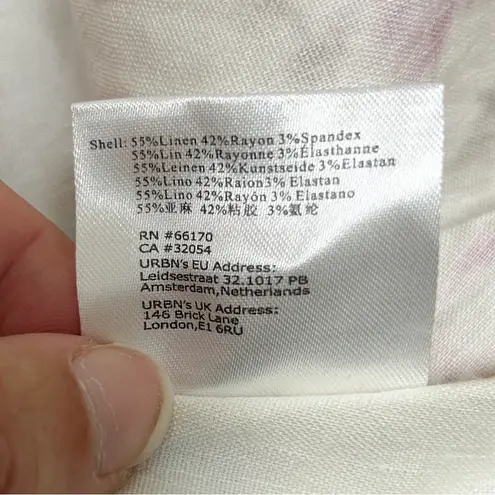 V Chapman The Valentina English Rose Ivory Pink Floral Strapless Midi Dress 14