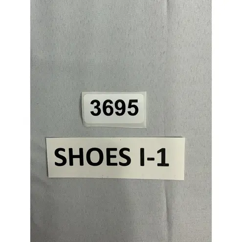 Laura Scott Womans Tiffany 5.5 M Blue Leather Slip On Heel Loafers NWOT