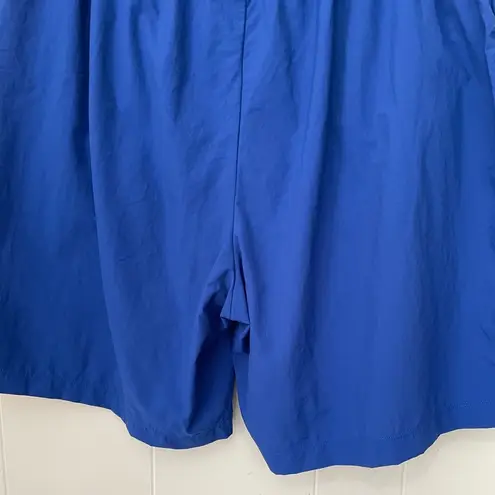 Swimsuits For All Swim Shorts Blue Pockets Drawstring Brief Lined ~ Size 18/20