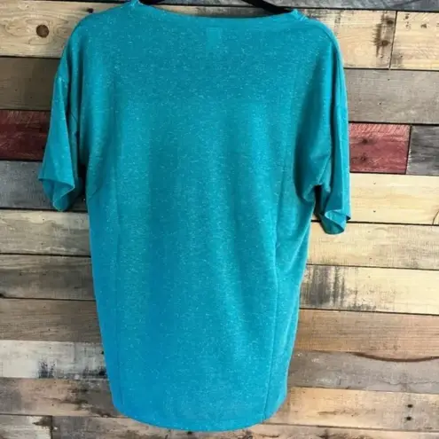 Sunshine & Rodeos Turquoise‎ Camo Stripe Top Size Small