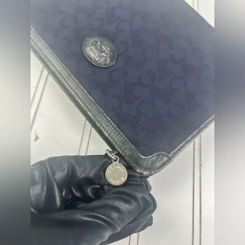 CELINE Navy Vintage Cosmetic Bag