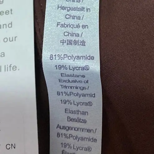 CRZ Yoga NEW Brown Sleeveless Cami Camisole Tank Workout Athletic Crop Top Sz S