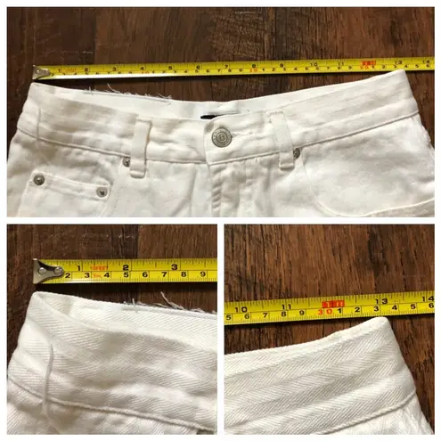 B.U.M white jeans shorts, vintage Size undefined