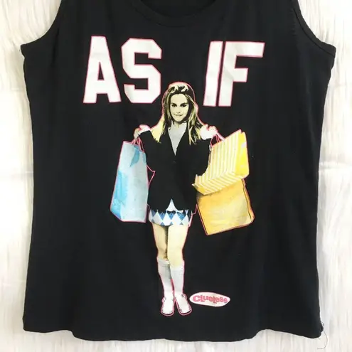 🔃Clueless As If Tank Top Black