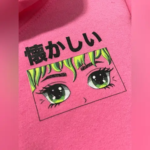 Birch & Stone Kawaii Crop hoodie Pink Size M