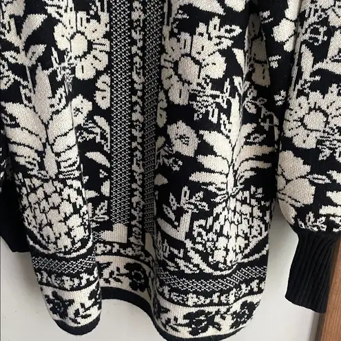 Farm Rio Pineapple Garden Mini Sweater Dress