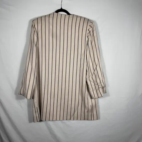 Vintage Adolph Schuman for Lilli Ann Striped Duster Coat Please See Description Tan