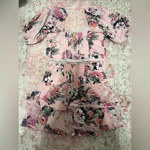 BUDDY LOVE Williams two piece set in Bashful Pink Size M