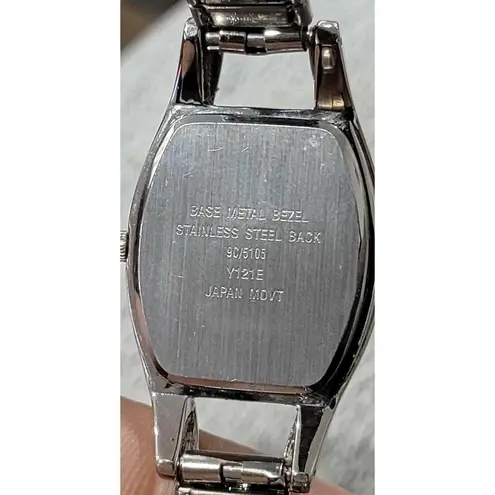 Nine & Company Women's Silver Tone Watch White Dial NOS Vintage Speidel Band