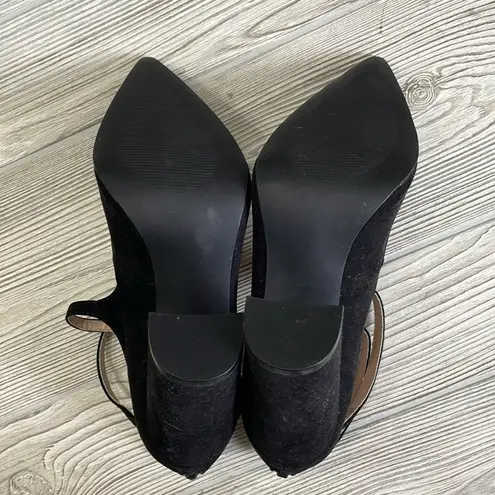 Maurice's  Black Suede Tiffany Heels