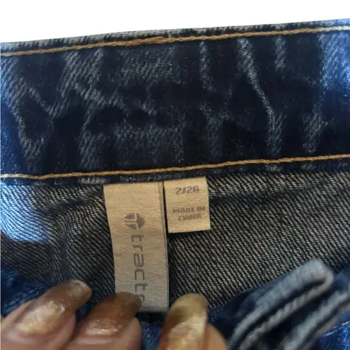 Tractr “High Rise Weekender” Distressed Jeans – Women’s Size 2/26 Blue