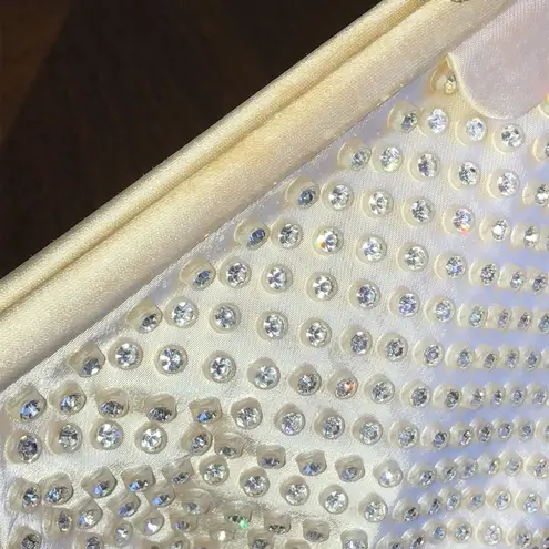 L'ETOILE by PAM Vintage Evening Bag Crystal Rhinestone Purse Made in Austria Silver