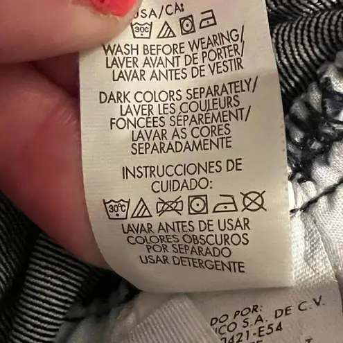 Calvin Klein dark wash skinny jeans with contrast stitching size 30/10 Blue