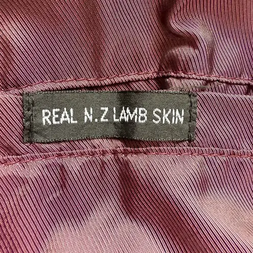 Adler Collection Black Genuine Leather Jacket NZ Lambskin Fully Lined, Large