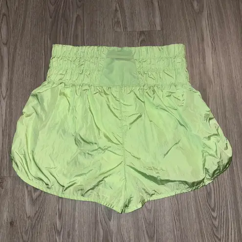 Free People Movement Key Lime Green “The Way Home” Shorts