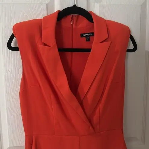 EXPRESS Bright orange jumpsuit  size 8