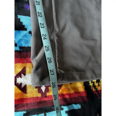 D/SET Active Cargo Pants Elastic/Tie Waist Size XL Pockets Lined Cord Hem Heavy Gray - Image 6