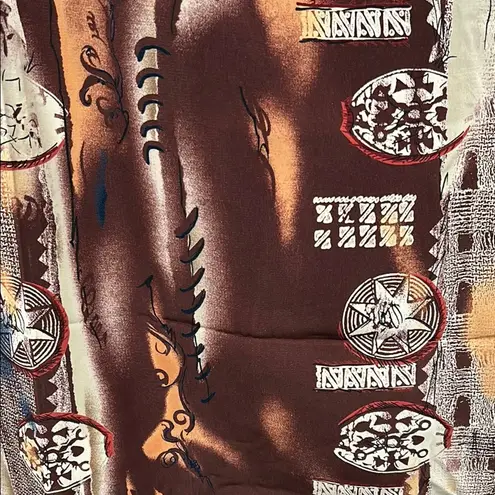 Maxi Scarf Brown and Cream Resort Wear