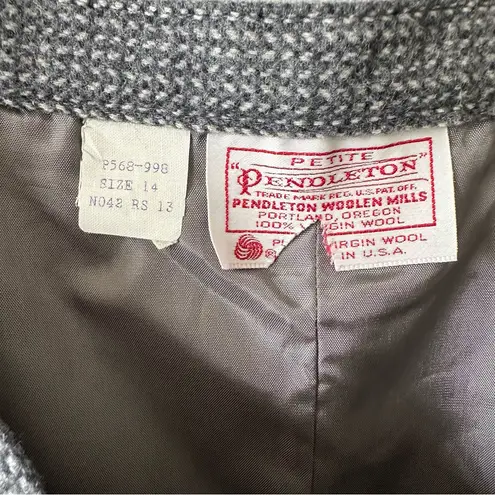 Pendleton Vintage Deadstock NWT 100% Virgin Wool Lined Skirt Women’s Petite 14