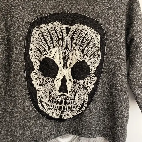 Black Bead | Stitched Skull Sweatshirt sz Small