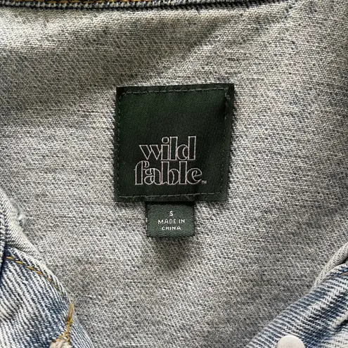 Wild Fable New Without Tags  Cropped Denim Jacket