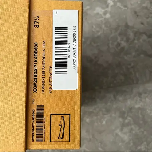 Tod's Tod’s Tess Patterned Slip-On Flats, Antracite Size EU 37.5 New in Box +DustBag