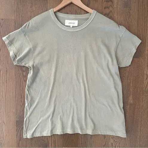 The Great NWT The Boxy Crew Short Sleeve T-Shirt in Seafoam Green Size 0 / XS