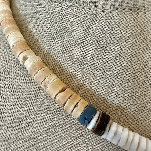 Natural Shell & Real Fossil Shark Tooth Necklace