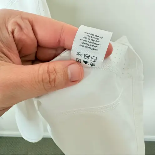 Alala White Mesh Racerback Athletic Tennis Dress