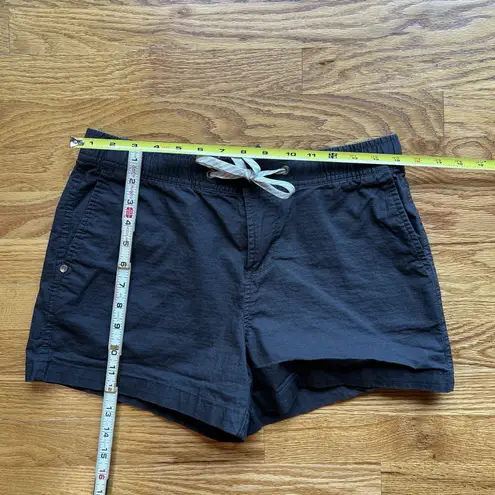 Vuori The Rise The Shine Organic Cotton Drawstring Shorts Black Women's Medium