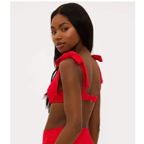 Beach Riot Blair Top in Cherry Terry Size Medium