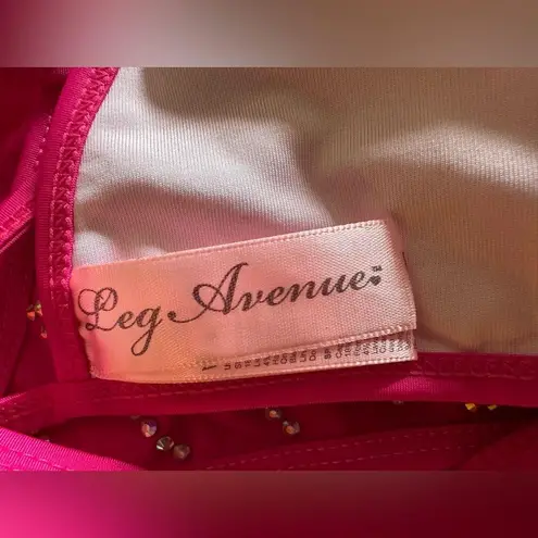 Leg Avenue Domino Diamond Pattern Rhinestone Bikini Set NWT