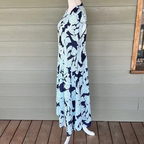 Natori Shibori Floral - Fluid Crepe Drape Dress