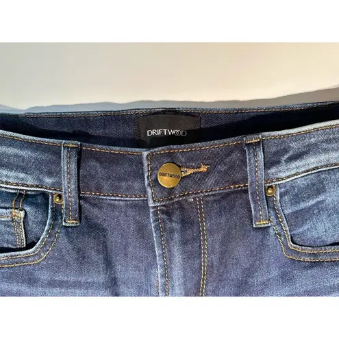 Driftwood Jackie High Rise Floral Embroidered Skinny Jeans