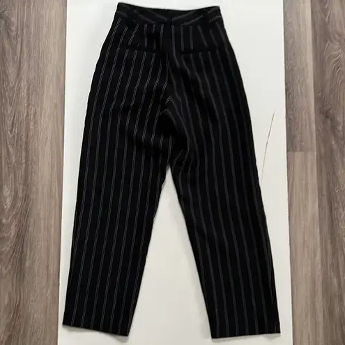 Wilfred Aritzia  Modesto Navy Pinstripe Pants 00