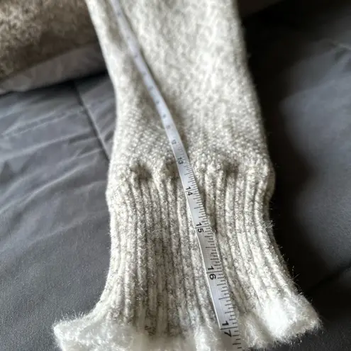 Plush Chenille Half Turtleneck Sweater Gray Size undefined