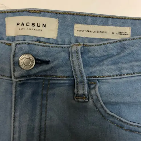 PacSun  jean shorts. Super stretch shortie size 29