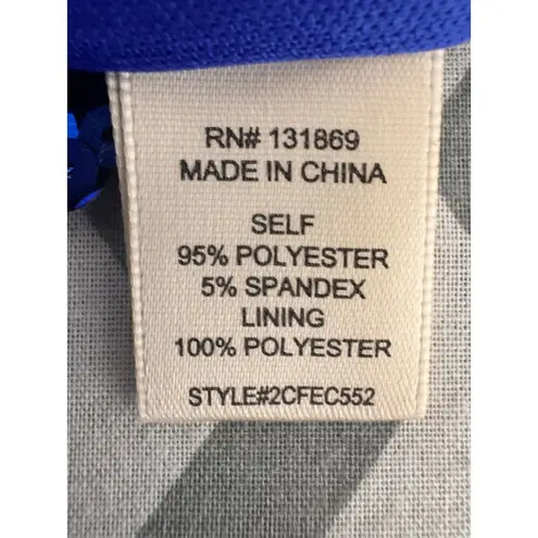 THIRTY/THIRTY LA Royal Blue Sequin Cami Top – Size L Size L