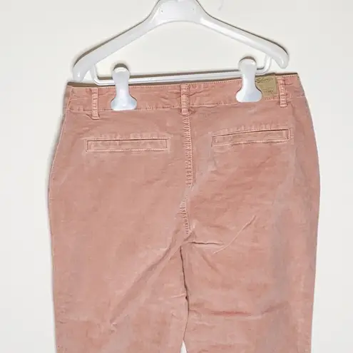 Faherty Velvet Tuxedo Pants In Rosewater size 27