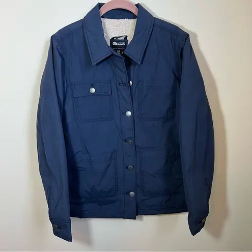 Outdoor Research Women's Lined Chore Jacket Navy Blue Size Small