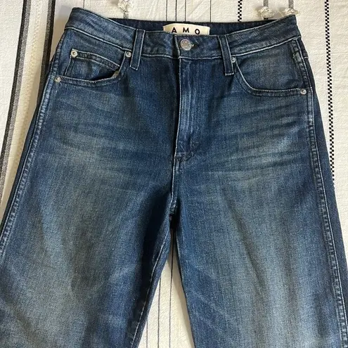 Amo • high rise stix crop jeans Blue Size 28