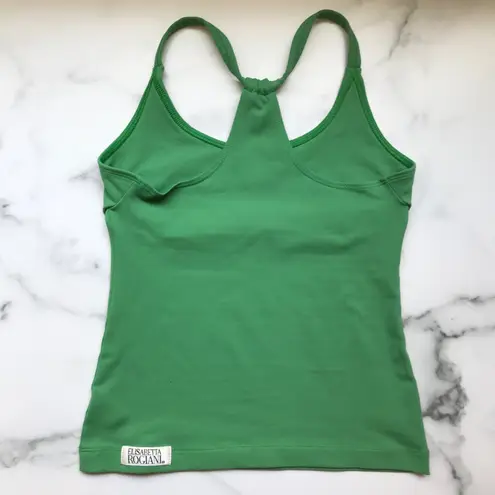 Elisabetta Rogiani fitness women’s emerald green racerback Lux tank top small S