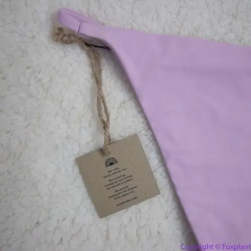 NEW Toast Swim Free People String Bikini Bottom, light purple lilac, S
