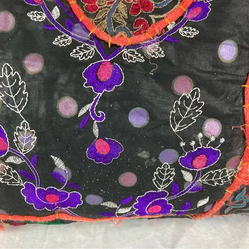 Handmade Indian Banjara Shoulder Tote Bag Bold Colorful Detailed Boho Patchwork