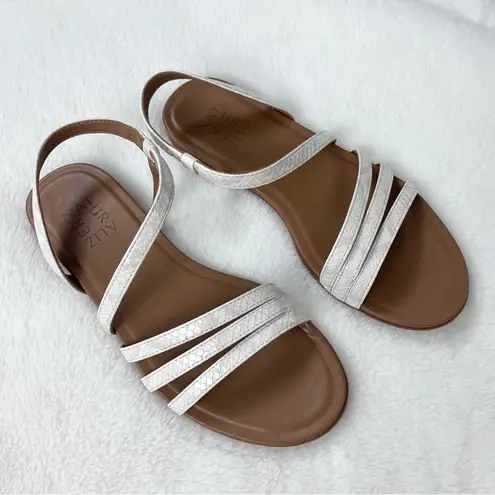 Naturalizer  Salma Snakeskin Embossed Strappy Sandal