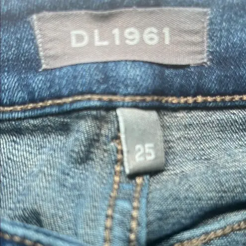 DL1961 Florence Ankle Midrise Instasculpt Skinny Jean 25