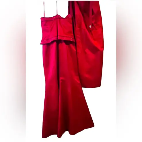 Alyce Paris NWT ALYICE FORMAL STRAPLESS PROM DRESS WITH BEADED WORK & BEADED COVER