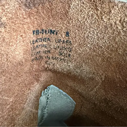 FREEBIRD by Steven Freebird Flint by Steven Cognac Leather Ankle Booties Size 8 Block Heeled Boots