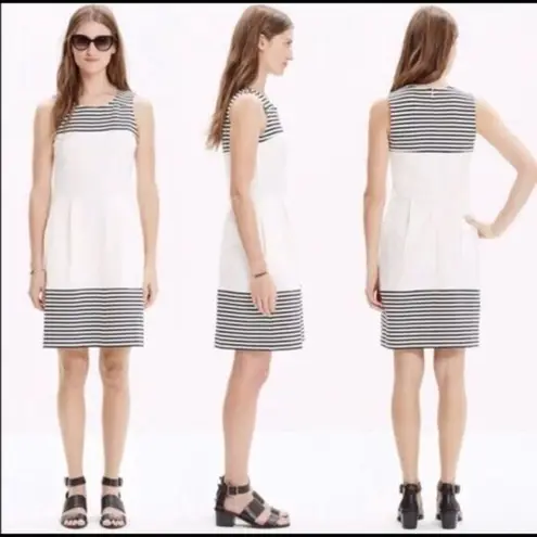 Madewell  Verse Cocktail Dress in Black and White