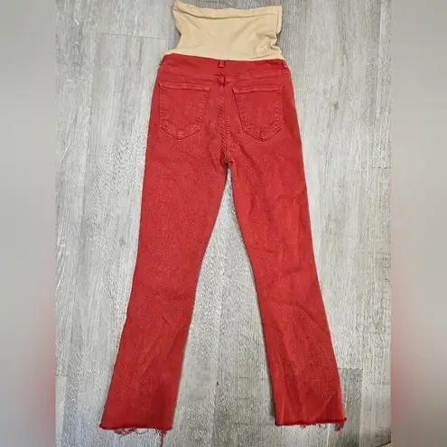 pea in the pod MOTHER Maternity Jeans Size 25 BRAND NEW Red